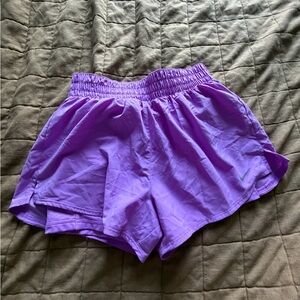Nike Lavender Women's Athletic Shorts